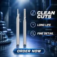 Lucas Tools OEM/ODM Fraise à rainurer profonde micro, à deux dents, à bout carré, en carbure, pour machines-outils CNC et fraisage conventionnel