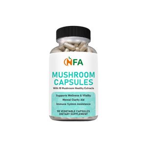 Private Label Mushroom Capsules Health <b>Supplements</b> Boost Mental Clarity Enhance Immunity Herbal Complex Capsules - Product Image 1