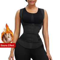 Nouvelle ceinture de compression amincissante pour femme en néoprène à double ceinture, avec logo imprimé et marque privée, collection 2021