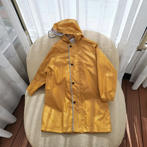 Al Aire Libre impermeable ligero reutilizable a prueba de viento niños niñas Jardín de Infantes Escuela Primaria niños impermeable reflectante seguridad - Product Image 4