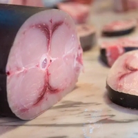Poisson-sabre sauvage surgelé IQF de qualité supérieure, 100% tranché, portion entière, filet, bloc sans os, emballage sous vide, origine SG