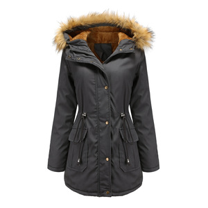 2022 New Winter Thick Warm custom Cotton cappotti da donna MONT Jacket con cappotto da ragazza causale antivento in <span class=keywords><strong>pelliccia</strong></span> - Product Image 6