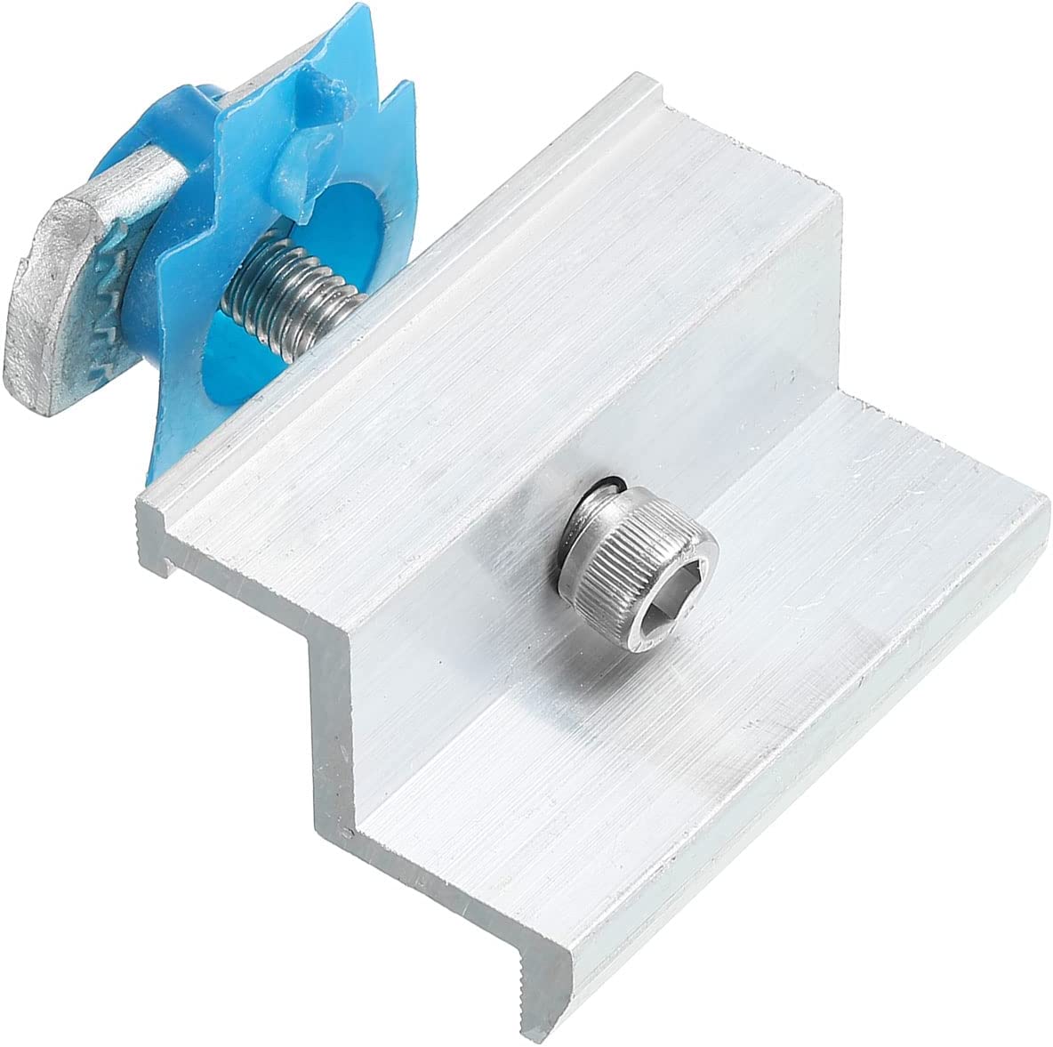 Индивидуальные алюминиевые регулируемые зажимы для крепления солнечной конструкции, черные зажимы