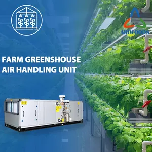 Unit pegangan udara, rumah kaca pertanian menumbuhkan paket ahu segar AC menangani ahu 6000 m3/h