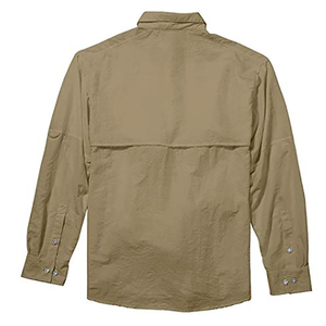 De los hombres, botón abajo de ventilación de manga corta de pesca Pesca camisa - Product Image 2