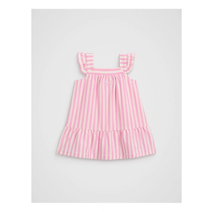 ชุดผ้าฝ้ายฤดูร้อนน้ำหนักเบาสำหรับเด็กผู้หญิง ด้วยดีไซน์ตกแต่งที่น่ารัก ผ้าระบายอากาศได้ดี และสวมใส่สบายอย่างสมบูรณ์แบบ - Product Image 5