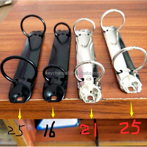 Stationery Cheap 123mm Black 2 Ring Binder <strong>Clip</strong> <strong>O</strong> Ring Metal Mechanism <strong>Clip</strong> for Notebook Clipboard Menus - Product Image 5