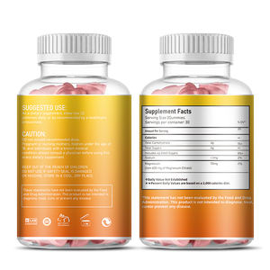 OEM Super Magnésium Mineral Gummies Vitamines de santé optimale pour adultes et enfants Supplément chaud dans la forme posologique de bonbons gommeux - Product Image 5