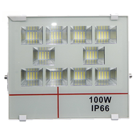 Projecteur LED mural extérieur en aluminium moulé sous pression, étanche IP65, certifié CE, lumière du jour 6000K, 50W 100W 150W 200W, couvercle blanc
