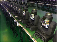 Mini 30W DMX Gobo Scheinwerfer RGBW LED Moving Head Light für Club Disco DJ Party und Themenpark beleuchtung