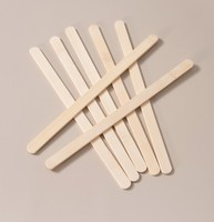 Bâtonnets de crème glacée en bambou de qualité supérieure, fournis directement par l'usine, polis, naturels, compostables, gravés sur mesure
