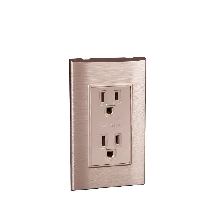 Peru Ecuador Colombia Chile Bolivia NOM RETIE IEC American Type N105/2 electrical wall plug socket for South America