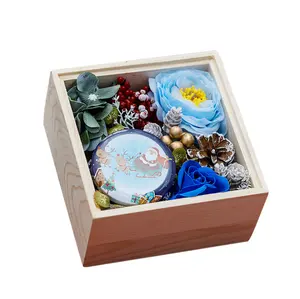 Новое поступление, Подарочная коробка с цветком мыла, Рождественская Подарочная коробка, Ароматизированная свеча, рождественские подарки, 202 идеи