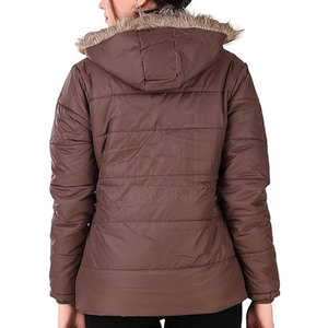Chaqueta cálida de invierno a la moda para mujer, diseño personalizado impreso en lona transpirable, nueva moda para exteriores con logotipo personalizado - Product Image 2