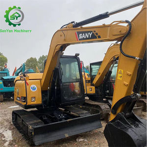 Precio barato SANY SY75C SY55C SY60C Mini excavadora de arrastre Excavadora de segunda mano de alta calidad para la venta - Product Image 2