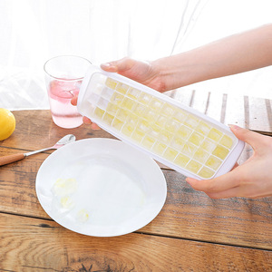 Bandeja de silicona para cubitos de hielo con tapa, 12, 48, 60 compartimentos, fácil de desmoldar, para uso doméstico - Product Image 4