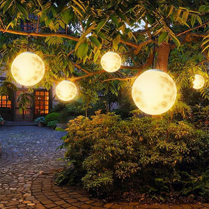 K208 Lumière <span class=keywords><strong>d</strong></span>'ambiance ciel étoilé coloré, sphère lumineuse lune, ornements étoiles, éclairage, <span class=keywords><strong>d</strong></span>écoration extérieure, étanche - Product Image 5