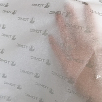 Papel de Envolver Personalizado con Logotipo de Marca, Recubierto de Cera, Biodegradable y Reciclable, 100 Unidades, para Pequeñas Empresas, Ropa, Camisetas, Velas