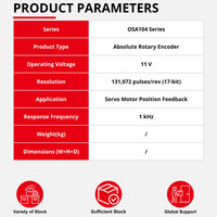 Codeur rotatif absolu Mitsubishi OSA104S2A pour servomoteur HC-KFS, machine-outil CNC, retour de position