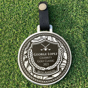 Etichetta personalizzata per bagaglio in acciaio inossidabile con etichetta per sacche da golf in metallo con nome della mazza da golf - Product Image 2