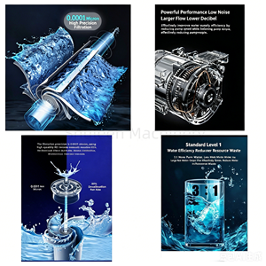 Système de purification d'eau <span class=keywords><strong>Brita</strong></span> avec dispositif de filtration RO et équipement de filtration pour machine à eau - Product Image 4