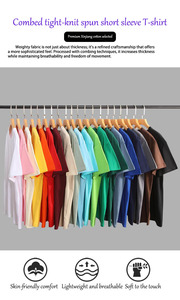 T-Shirt da Uomo Oversize in Cotone 100% Lavorato a Maglia - Stampa Serigrafica Personalizzata di Alta Qualità, Taglie Grandi - Product Image 6