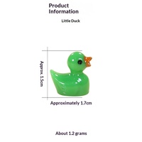 Bébés canards colorés phosphorescents, accessoires de bijoux DIY, technique d'huile coulante, ornements micro-paysagers, animaux miniatures