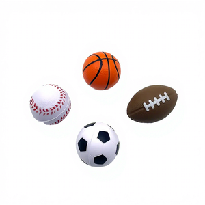 Penjualan terlaris lintas batas olahraga Haoxiang 4CM busa PU bola stres jaring basket sepak bola bisbol mainan anak-anak penghilang stres - Product Image 1