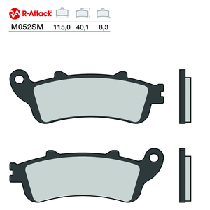ผ้าเบรกมอเตอร์ไซค์ R-Attack M052SM ด้านหน้า ผลิตจากทองแดงเผาผง ได้รับการรับรองมาตรฐาน R90 - Product Image 1