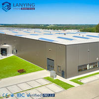 LY Diseño Moderno, Edificio de Almacén Prefabricado con Estructura de Acero, Taller Prefabricado, Solución Completa para Naves Industriales