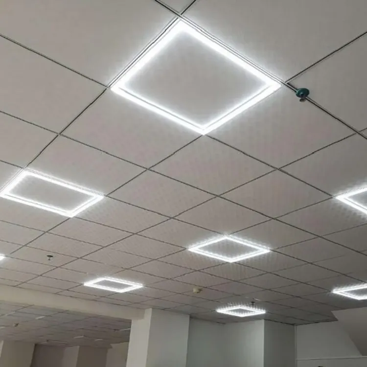 السقف راحة تصاعد الألومنيوم Led مصباح لوح 2x2 2x4 60X60 1200X300 48W Led إطار مصباح لوح