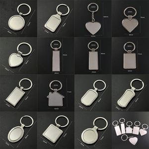 Custom Logo Keyring Keychain Sublimation Key Chain <b>Ring</b> Metal <b>Blank</b> Keychain Zinc Alloy Free Customized Promotional Gifts - Product Image 4