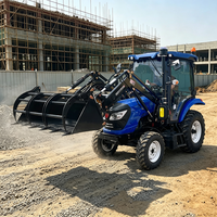 Tractor Agrícola 4x4 de 120HP con Cabina con Aire Acondicionado, Sistema Hidráulico de Alta Resistencia, Gran Capacidad de Elevación y Motor Diésel Moderno