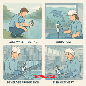 TECPEL PH-703 Pen Pocket Plastic pH Meter High Resolution 0.01 Portable Water Tester for Aquariums & Pools - Product Image 5