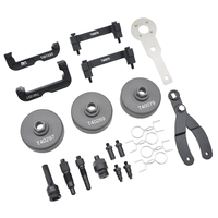 Kit d'outils de calage d'arbre à cames MT-Tools 21 pièces en acier compatible avec les moteurs 2.0T/2.4/2.5/2.8/3.0T/3.2T/4.2/5.2L Audi VW EA837 Garantie 12 mois