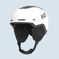 Ensemble casque et lunettes de ski 2-en-1 certifié CE, ABS EPS, fixation rapide, ajustement réglable, aérations respirantes, hiver