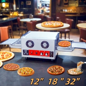 Forno Elettrico Commerciale a Convezione da Tavolo in Acciaio Inossidabile da 12, 18, 21 Pollici per <span class=keywords><strong>Pizza</strong></span>, Pane e Frutta Secca, con Nastro Trasportatore Regolabile - Product Image 6