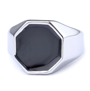 Bagues de mode en vinyle effet <span class=keywords><strong>sable</strong></span>, style urbain, pour hommes et femmes, vente en gros - Product Image 3