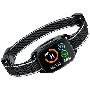 Smart Dog <b>Bark</b> <b>Control</b> Collar With Color Screen Vibration Mode Waterproof For Dogs - Product Image 1