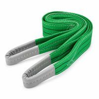 Sangle plate double épaisseur en PES 100% haute ténacité certifiée CE, sangle de fixation anti-abrasion avec œillet de protection