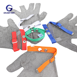 Guantes resistentes al corte de alambre de acero inoxidable de nivel 9 duraderos directos de fábrica, diseño de malla, guantes de trabajo de carnicero, soldadura - Product Image 3