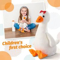 Personnalisé oie cygne en peluche canard animaux en peluche oie blanche peluches jouet cadeaux pour enfants garçons filles poupée mignonne