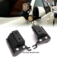Nouveau support de fixation rapide OPOOLIGHT 4X4 pour véhicules tout-terrain, fixation sans perçage sur montant A, pour feux de travail LED pour Prado 150