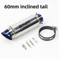 Tuyau d'échappement silencieux modifié en acier inoxydable ISTUNT pour motos Wuyi DS500X/625X, Kaiyue 250RR/450SR et Race 600