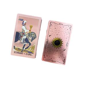 Yüksek Kaliteli Gül Altın PET Vettin Altın Varaklı <span class=keywords><strong>Tarot</strong></span> Kartı Başlangıç Seviyesi Öğrenme Su Geçirmez <span class=keywords><strong>Tarot</strong></span> Masa Oyunu - Product Image 5