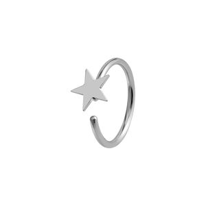 Atacado Aberto Ajustável Nariz Anéis para As Mulheres <span class=keywords><strong>Dainty</strong></span> Copper Silver Color Aço Inoxidável Nariz Parafuso - Product Image 2