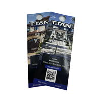 Flyers publicitaires personnalisés de haute qualité pour porte-documents, matériaux premium, utilisation promotionnelle pour l'extérieur et impression haute définition