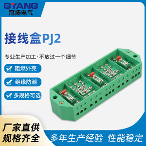 กล่องรวมสายไฟกวนหยาง PJ6 สีเขียว IP44 พร้อมบล็อกเทอร์มินัลสำหรับมิเตอร์  ตัวเรือนพีวีซีแข็ง - Product Image 5