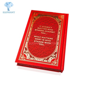 Service d'impression de livres à couverture rigide personnalisée, édition spéciale de roman en auto-édition, estampage à chaud doré, couverture rigide avec bords pulvérisés - Product Image 4