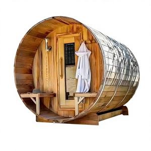 เตาไฟฟ้าควบคุมอัตโนมัติ4-6คนซาวน่าแห้งติดตั้งง่ายดีไซน์ใหม่สำหรับห้องอบไอน้ำกลางแจ้ง - Product Image 1